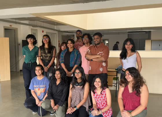 Workshop students at Srishti Manipal